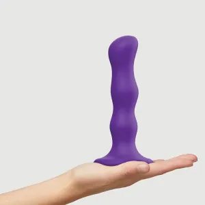 Strap On Me Geisha Dildo With Balls-Purple M