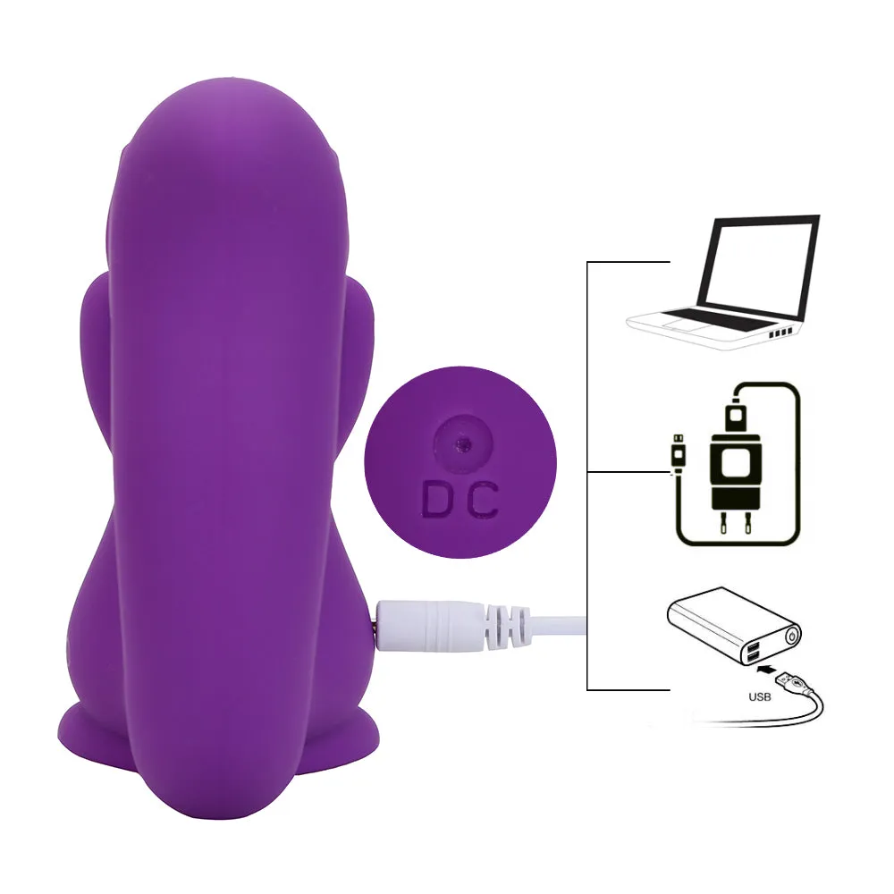 Tongue Vibrator Clitoris Licking Stimulator Nipple Sucker