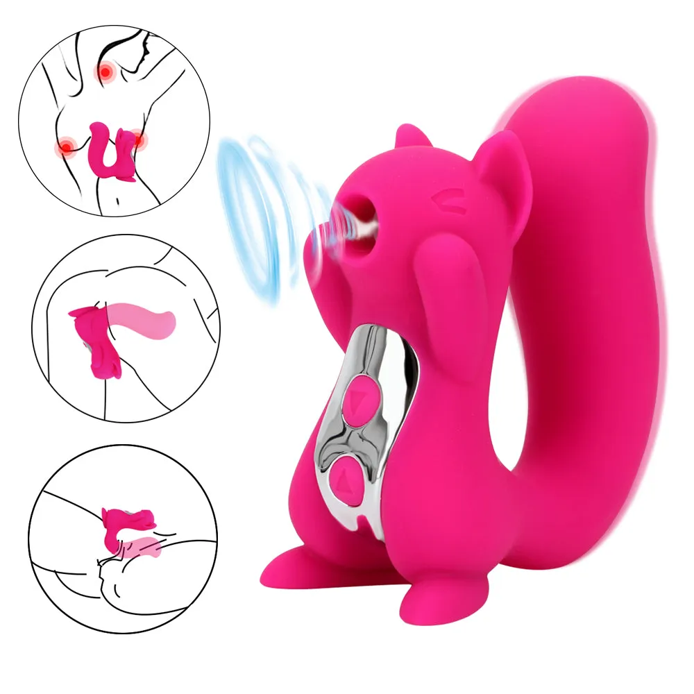 Tongue Vibrator Clitoris Licking Stimulator Nipple Sucker