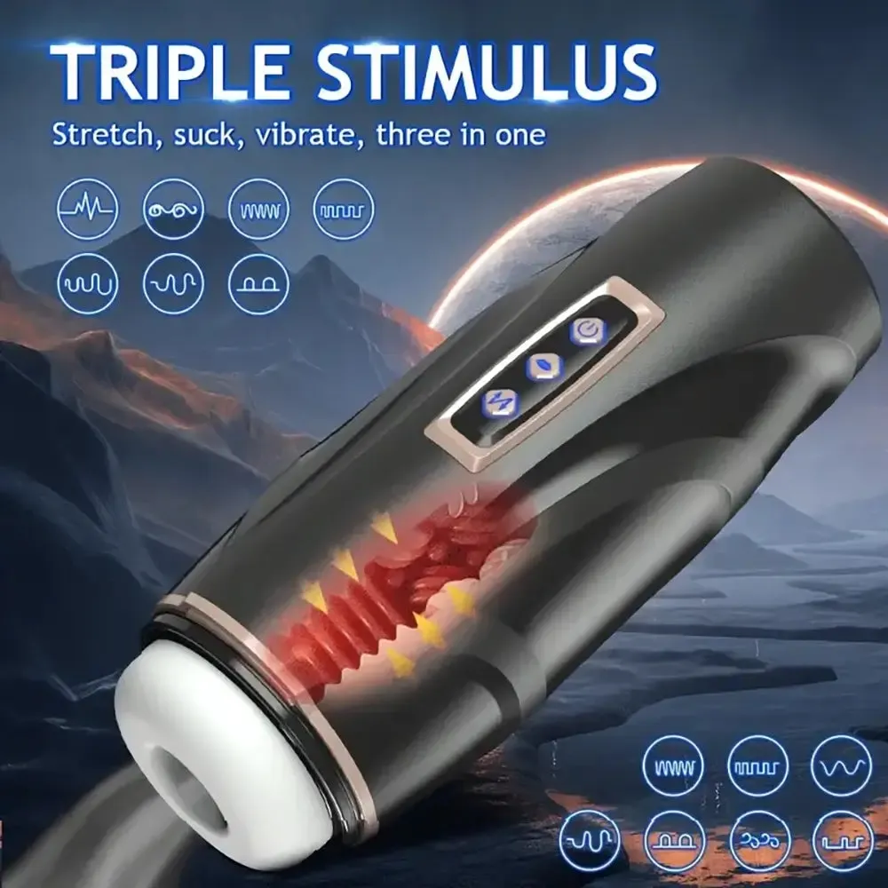 Upgraded Automatic Thrusting Blowjob Sucking Male Masturbator